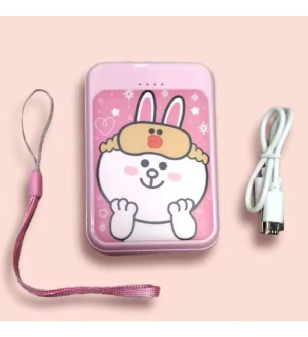 Power Bank Kelinci Pink 10000mAh