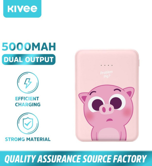 Power Bank Kivee Pig 5000 mAh