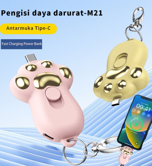 Power Bank Paw Kucing 5000mAh